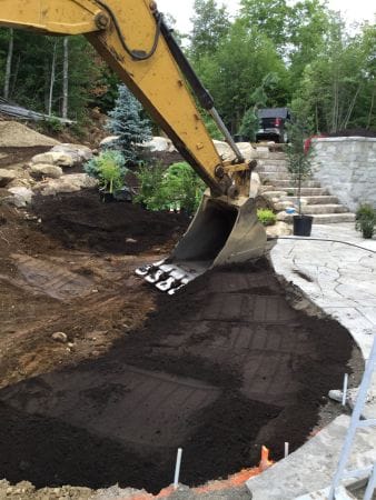 mise en place plate -bande