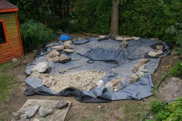 mise en place des membranes