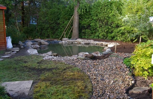 une semaine plus tard tout est en place