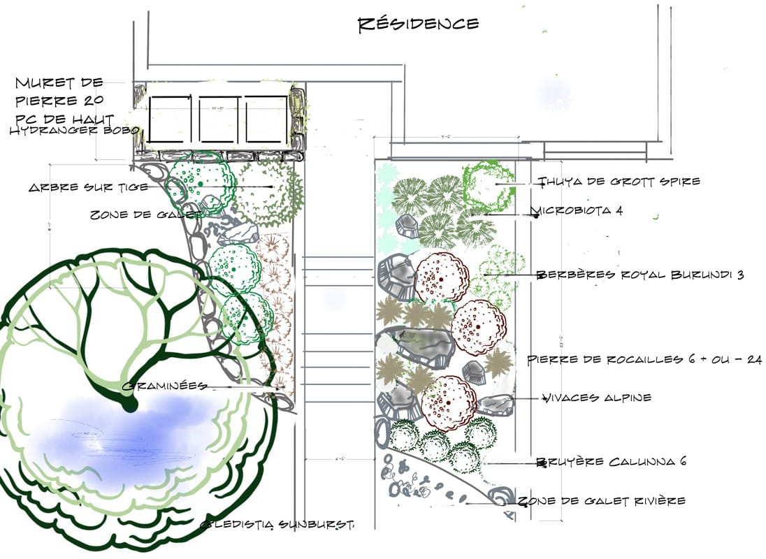 Croquis du projet Marie Aude